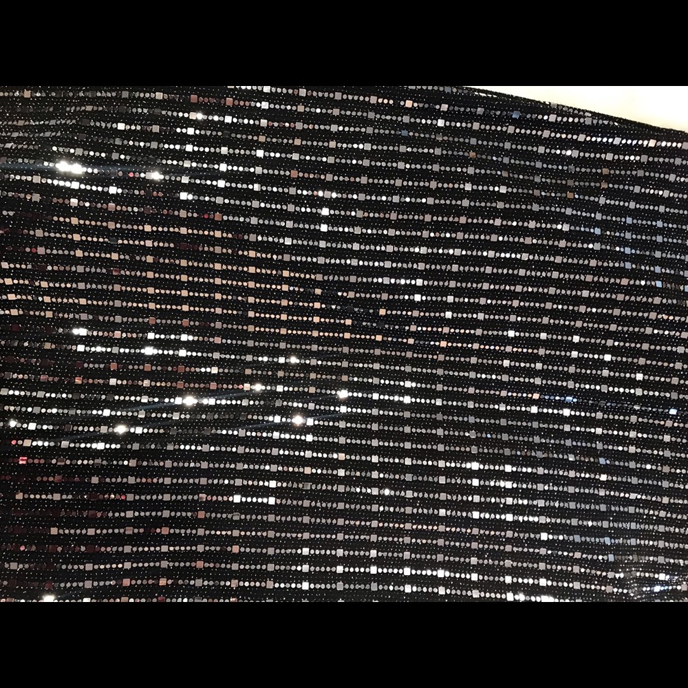 BLACK DRESS WITH SILVER SEQUIN/SPARKLE BIRTHDAY - Picture 3 of 5